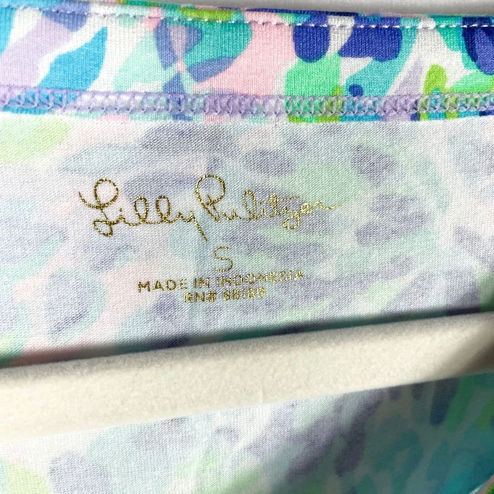 Lilly Pulitzer UPF 50+ Sophie Dress Shell of A Party Print Buttons‎ Size S - Picture 5 of 9